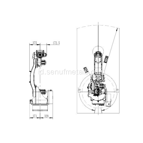 Robot multifungsi dengan Mesin produktivitas tinggi